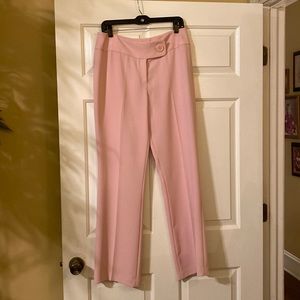 Pale pink trousers 10
